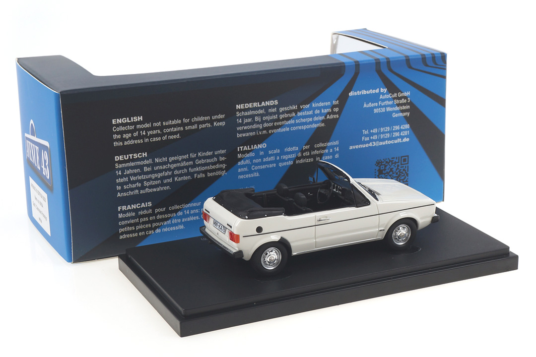 VW Golf Cabriolet Prototyp Avenue43 1:43 60054