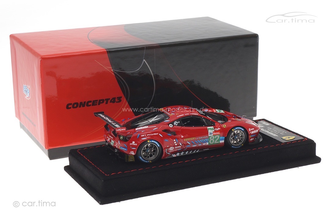 Ferrari 488 GTE Evo 24h Le Mans 2020 Bourdais/Gounon/Pla BBR 1:43 BBRC254