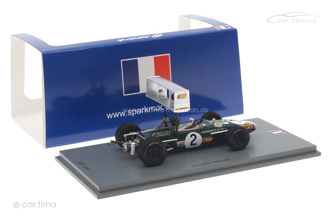 Brabham BT23C Essais GP d'Albi F2 1968 Jochen Rindt Spark 1:43 SF251