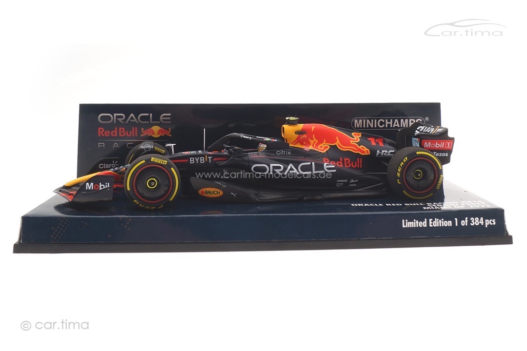 Red Bull Racing RB18 GP Miami 2022 Sergio Perez Minichamps 1:43 417220511