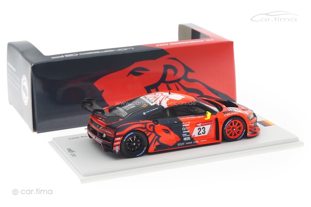 Audi R8 LMS GT3 Evo II 24h Nürburgring 2022 Fetzer/Koch/Reicher/Marschall Spark 1:43 FF018