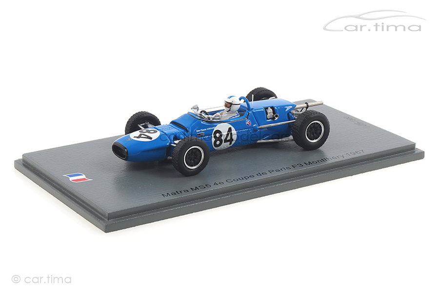 Matra MS5 Coupe de Paris F3 Montlhéry 1967 Jean-Claude Guénard Spark 1:43 SF189