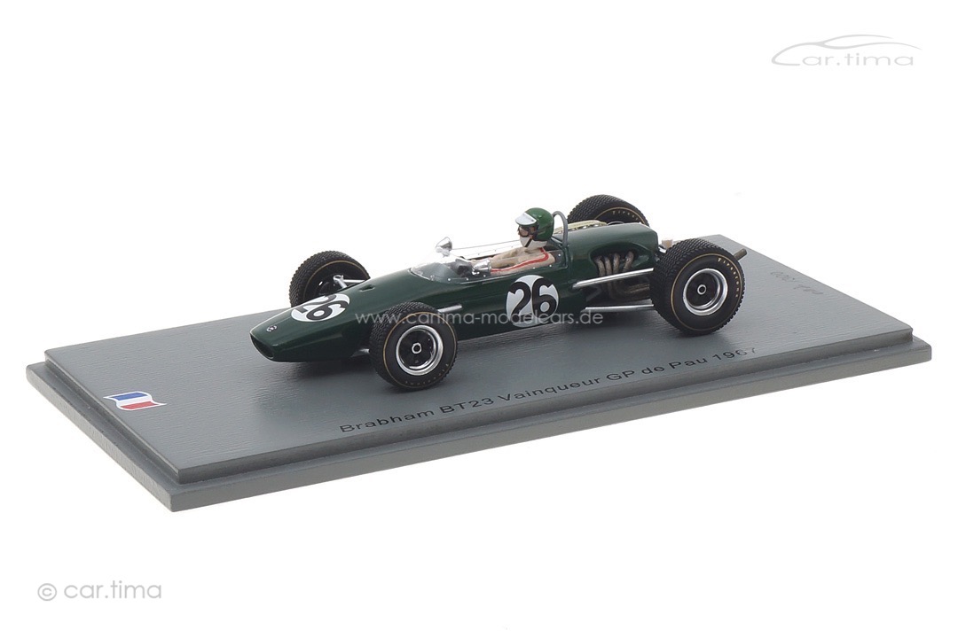 Brabham BT23 Vainqueur GP de Pau 1967 Jochen Rindt Spark 1:43 SF250