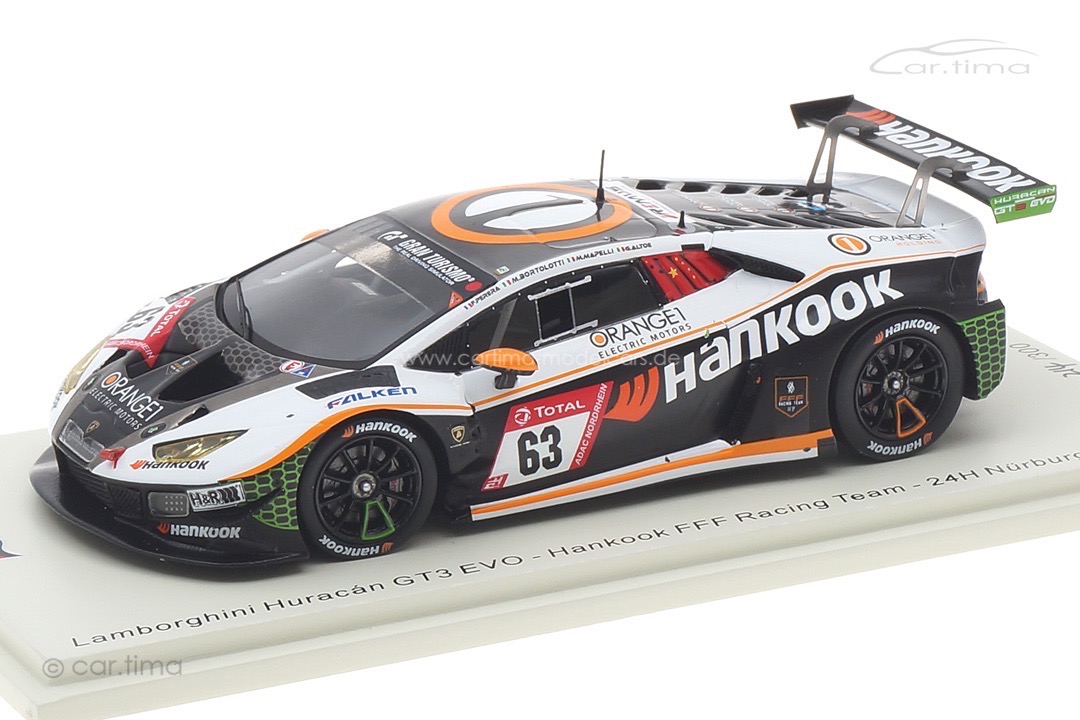 Lamborghini Huracan GT3 Evo 24h Nürburgring 2021 Altoè/Bortolotti/Mapelli Spark 1:43 SG788
