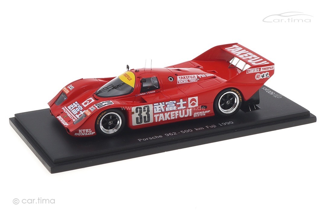 Porsche 962 500 km Fuji 1990 Herbert/Wollek Spark car.tima EXCLUSIVE 1:43 CA-WOL-11