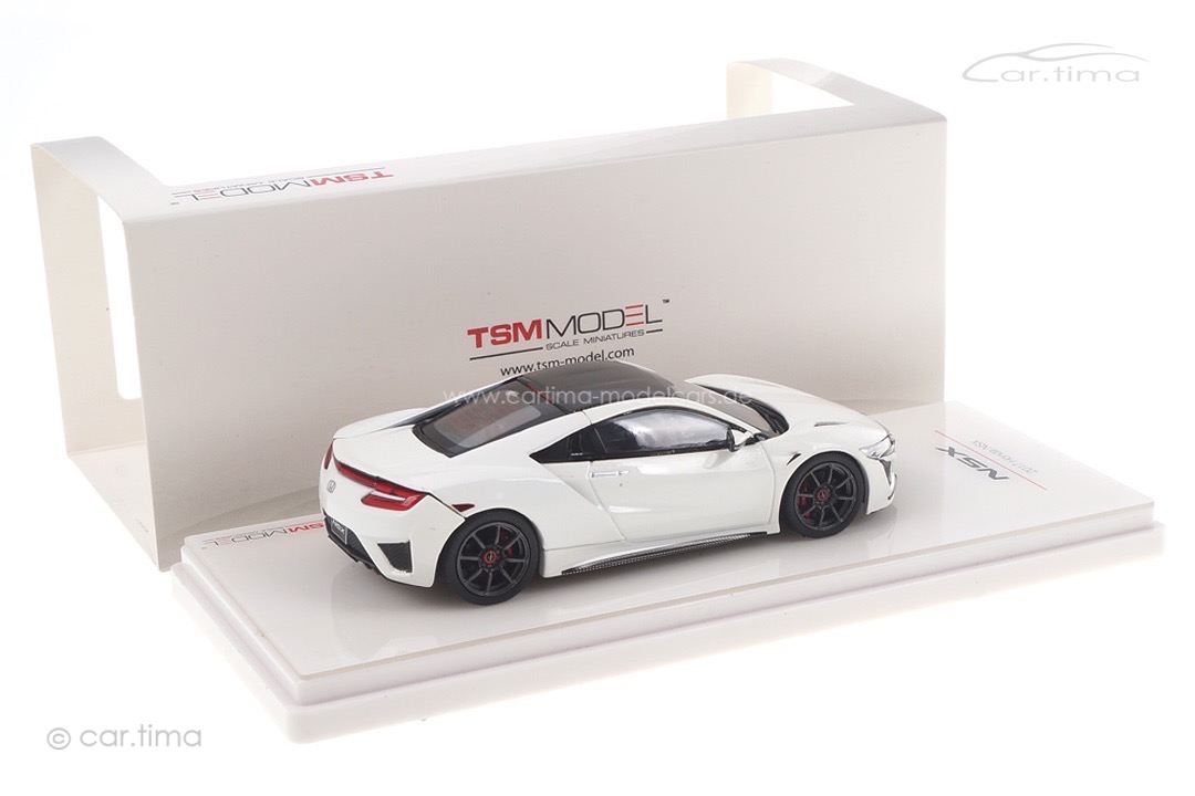 Honda NSX 2017 (RHD) 130R White / Black wheels TSM 1:43 TSM430262