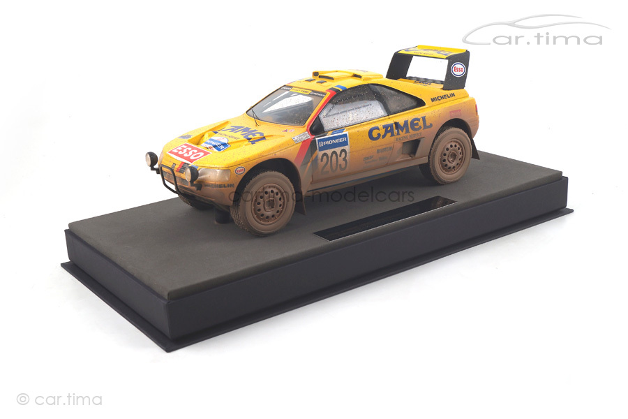 Peugeot 405 GT T-16 Winner Paris Dakar 1990 Dirty Version Top Marques 1:18 TMPD-03AD