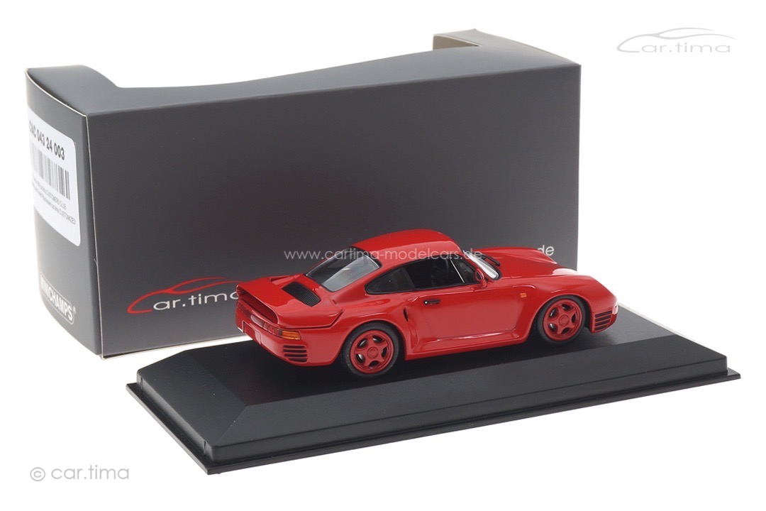 Porsche 959 car.tima CUSTOMERS CLUB Originalsignatur Dieter Röscheisen car.tima CUSTOMIZED 1:43