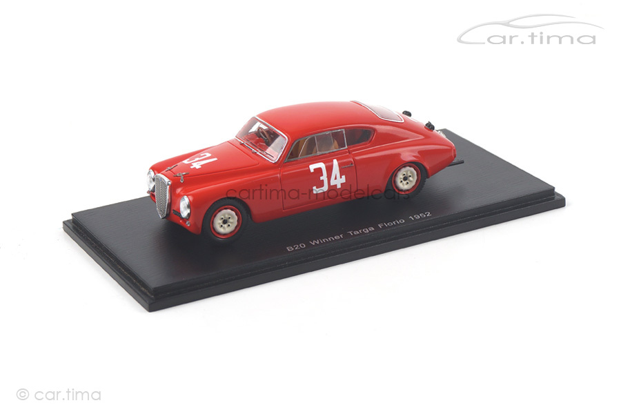Lancia B20 Winner Targa Florio 1952 Bonetto Spark 1:43 43TF52