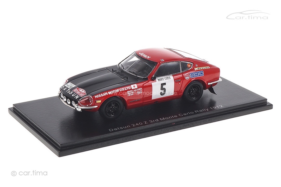 Datsun 240 Z Rallye Monte Carlo 1972 Aaltonen/Todt Spark 1:43 S6280