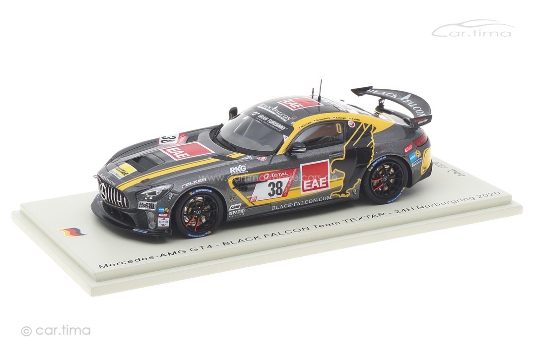 Mercedes-AMG GT4 24h Nürburgring 2020 Kaya/Renger/Stursberg/Viidas Spark 1:43 SG698