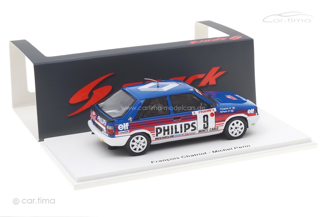 Renault 11 Turbo Rallye Monte Carlo 1987 Chatriot/Périn Spark 1:43 S5569