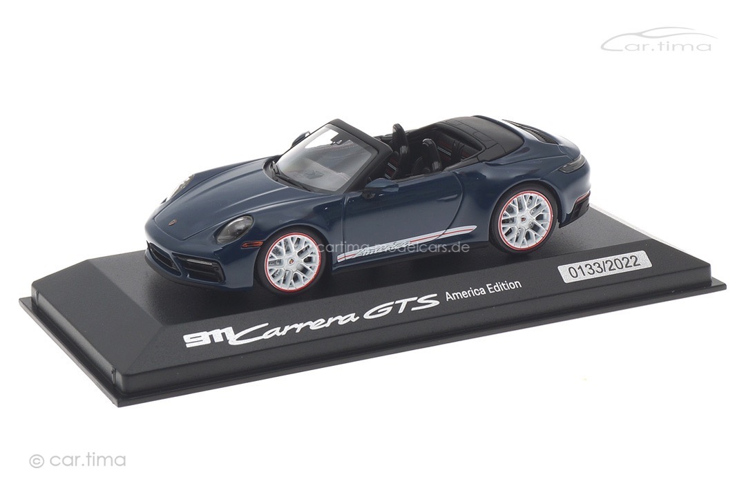 Porsche 911 (992) Carrera GTS Cabriolet America Edition Minichamps 1:43 WAP0201060PGTA