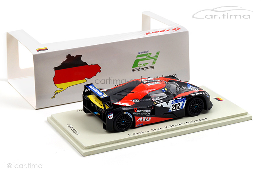 KTM X-Bow GT4 24h Nürburgring 2018 Stuck/Stuck/Strycek Spark 1:43 SG415