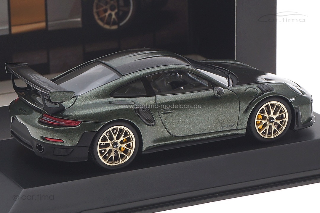 Porsche 911 (991 II) GT2 RS Weissach Paket Oakgrün met. Spark 1:43 WAP0202100RGT2