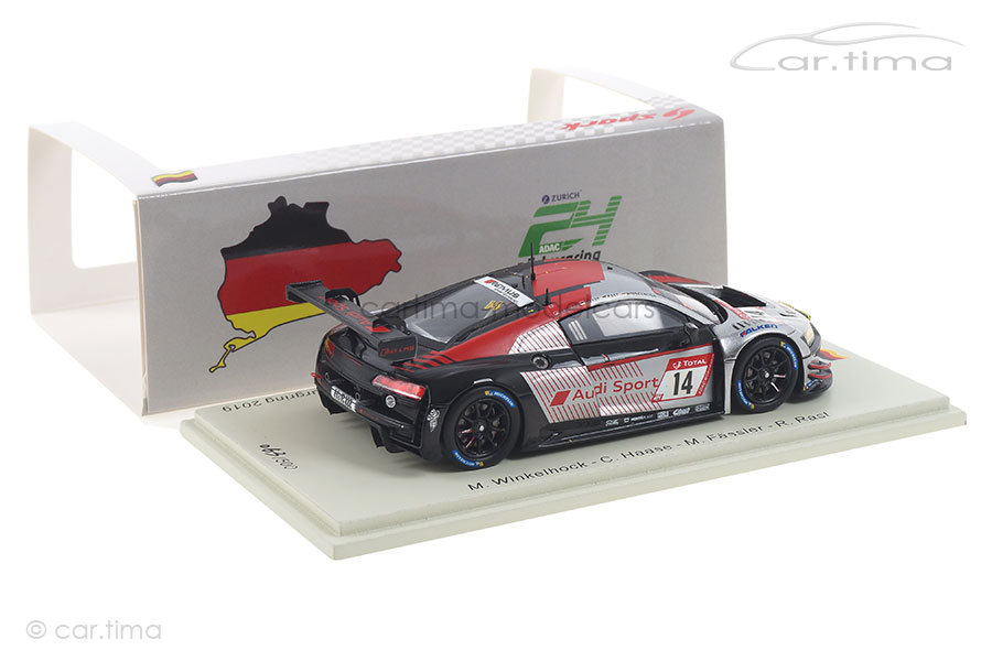 Audi R8 LMS 24h Nürburgring 2019 Fässler/Haase/Rast/Winkelhock Spark 1:43 SG523