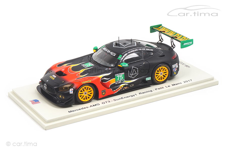 Mercedes-AMG GT3 Petit Le Mans 2017 Habul/von Moltke/Vautier Spark 1:43 US034