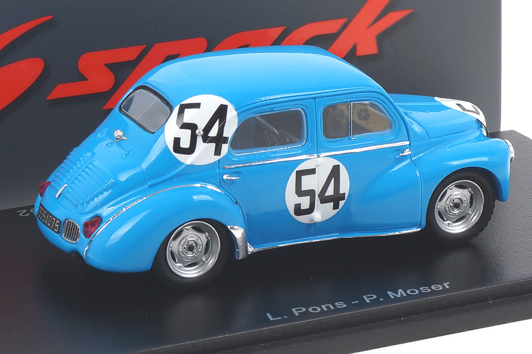 Renault 4CV 1063 24h Le Mans 1952 Pons/Moser Spark 1:43 S5224