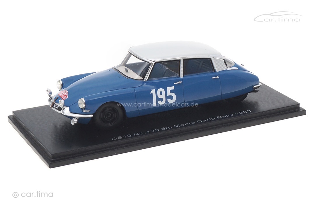 Citroen DS19 Rallye Monte Carlo 1963 Neyret/Terramorsi Spark 1:43 S5533