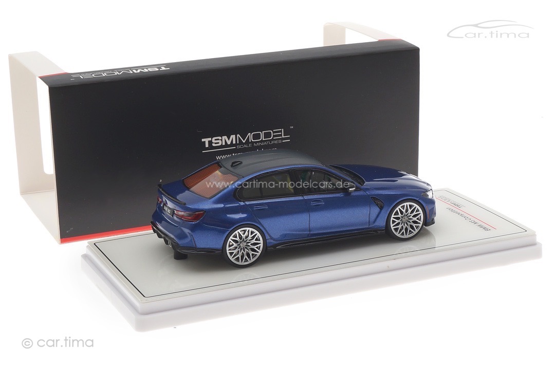 BMW M3 Competition (G80) Portimao Blue met. TSM 1:43 TSM430557