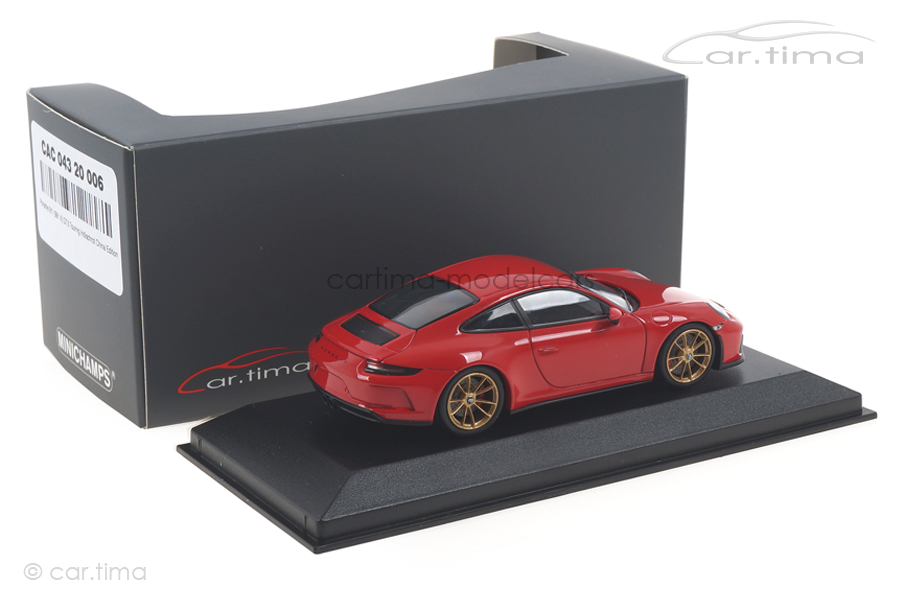 Porsche 911 (991 II) GT3 Touring Indischrot China Edition Minichamps car.tima CUSTOMIZED