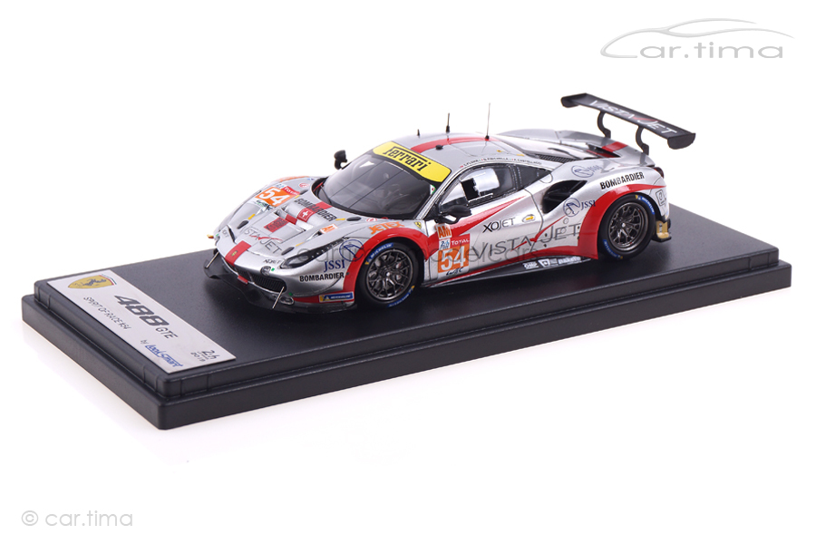 Ferrari 488 GTE 24h Le Mans 2019 Fisichella/Flohr/Castellacci LookSmart 1:43 LSLM094