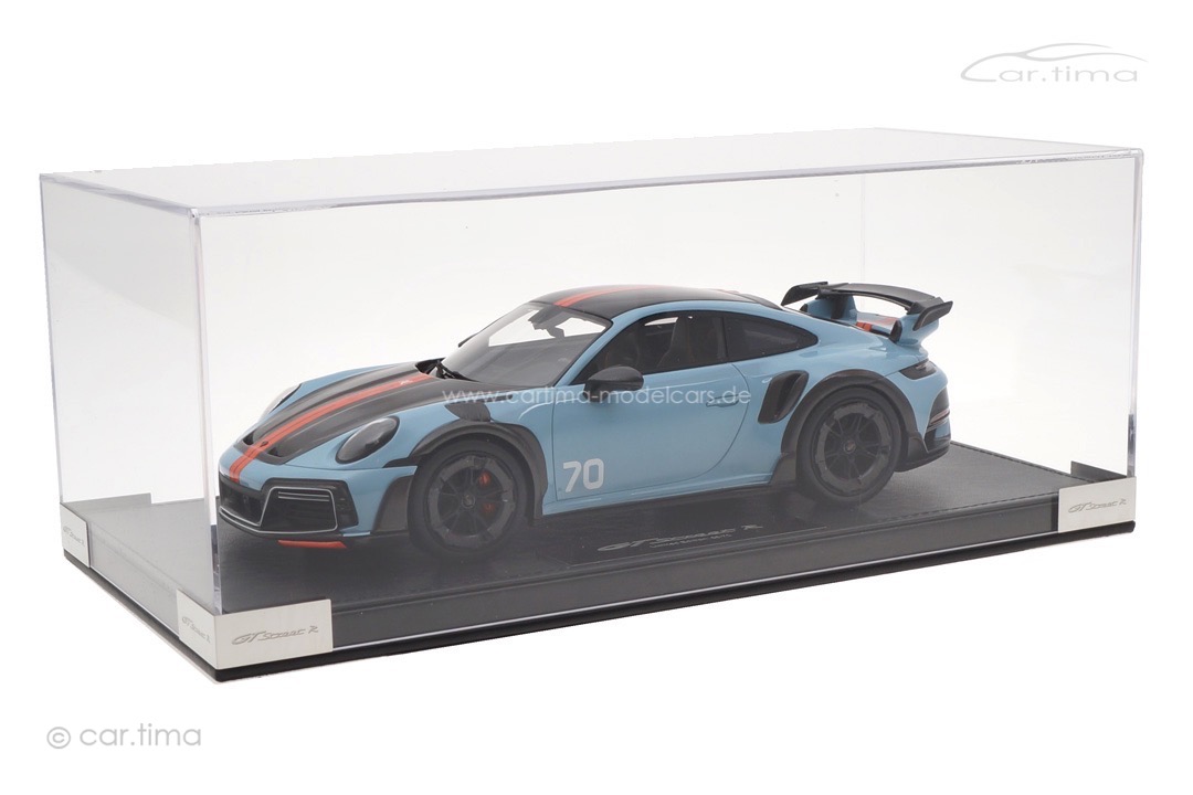 TECHART GTstreet R (Basis 992) Gulfblau/Gulforange 1 of 70 TECHART Collection 1:18 092.992.118.004