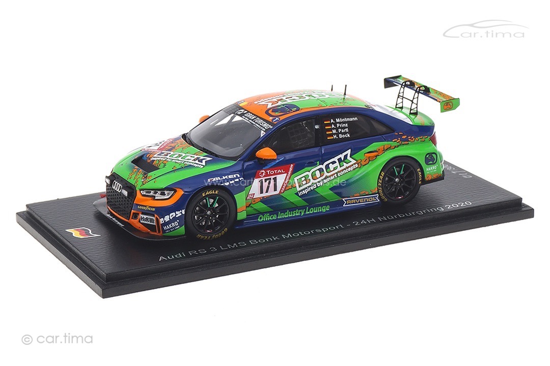 Audi RS3 24h Nürburgring 2020 Bock/Moentmann/Partl/Prinz Spark 1:43 SG701