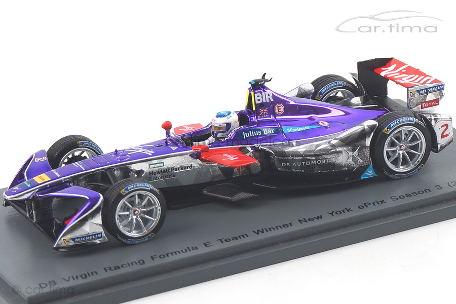 DS Virgin Racing Formula E Winner New York 2016-2017 Sam Bird Spark 1:43 S5910
