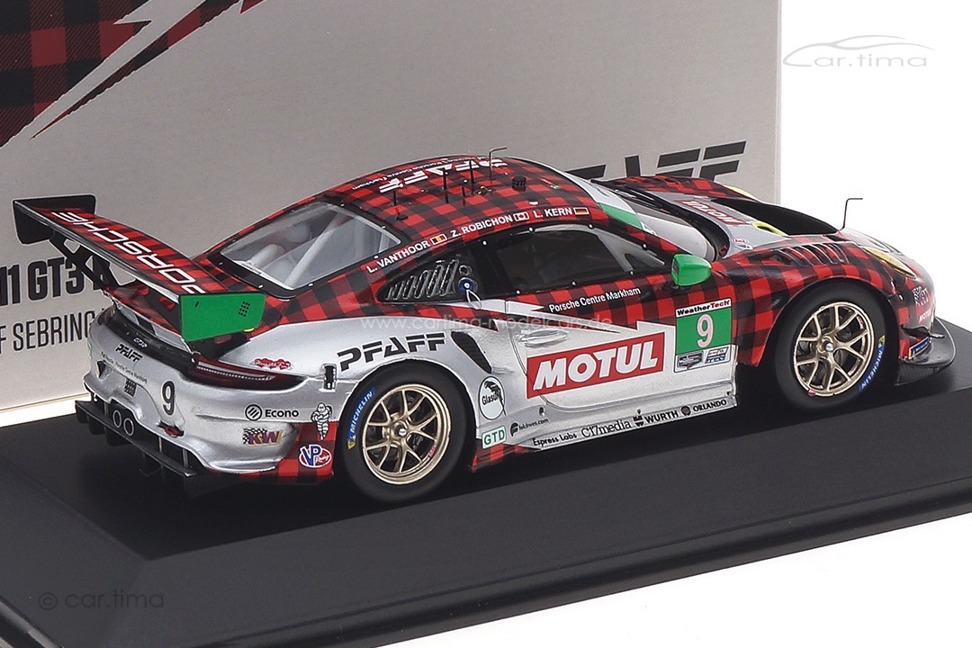 Porsche 911 GT3 R Winner GTD 12h Sebring 2021 Kern/Robichon/Vanthoor Spark 1:43 MAP02085221