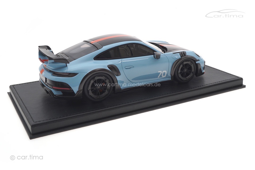 TECHART GTstreet R (Basis 992) Gulfblau/Gulforange 1 of 70 TECHART Collection 1:18 092.992.118.004