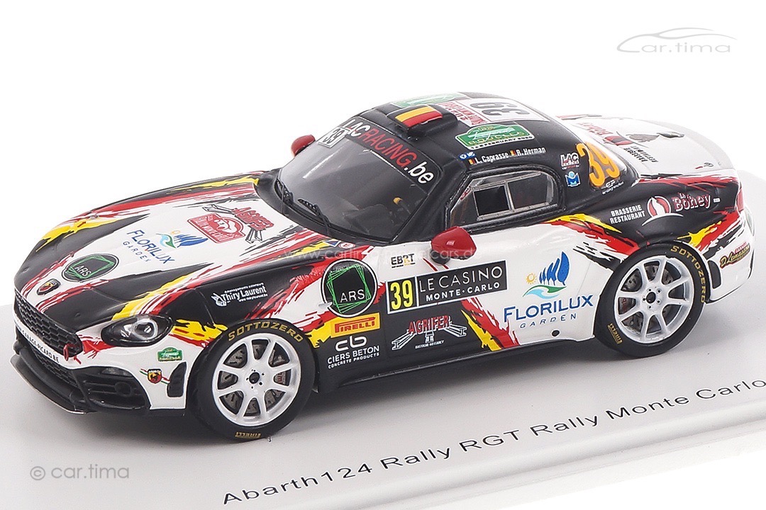 Abarth 124 Rally RGT Rallye Monte Carlo 2020 Caprasse/Herman Spark 1:43 S6565