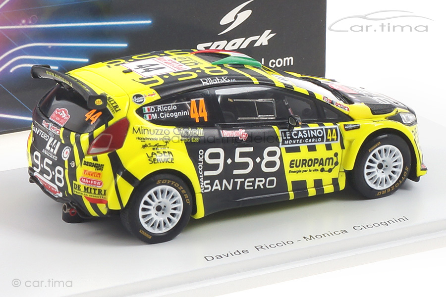 Ford Fiesta R5 Rallye Monte Carlo 2019 Riccio/Cicognini Spark 1:43 S5984