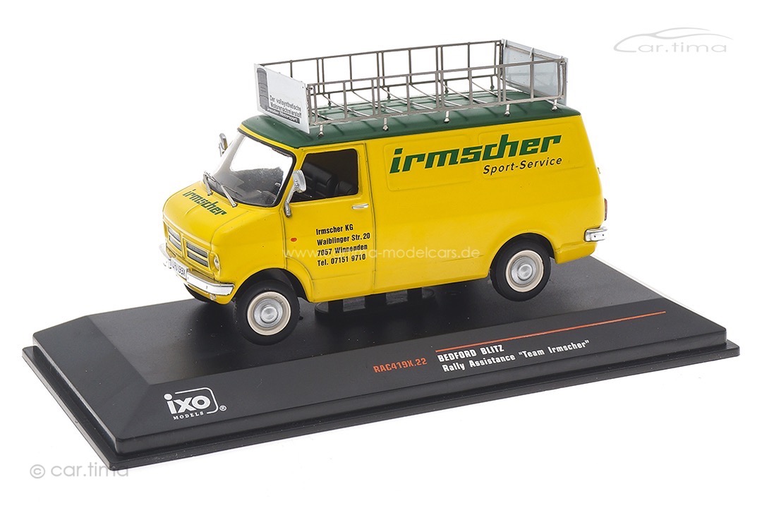 Bedford Blitz Rallye Assistance Team Irmscher IXO 1:43 RAC419X.22