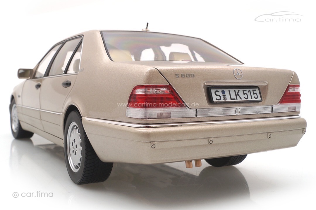 Mercedes-Benz S600 W140 1997 Rauchsilber met. Norev 1:18 183723