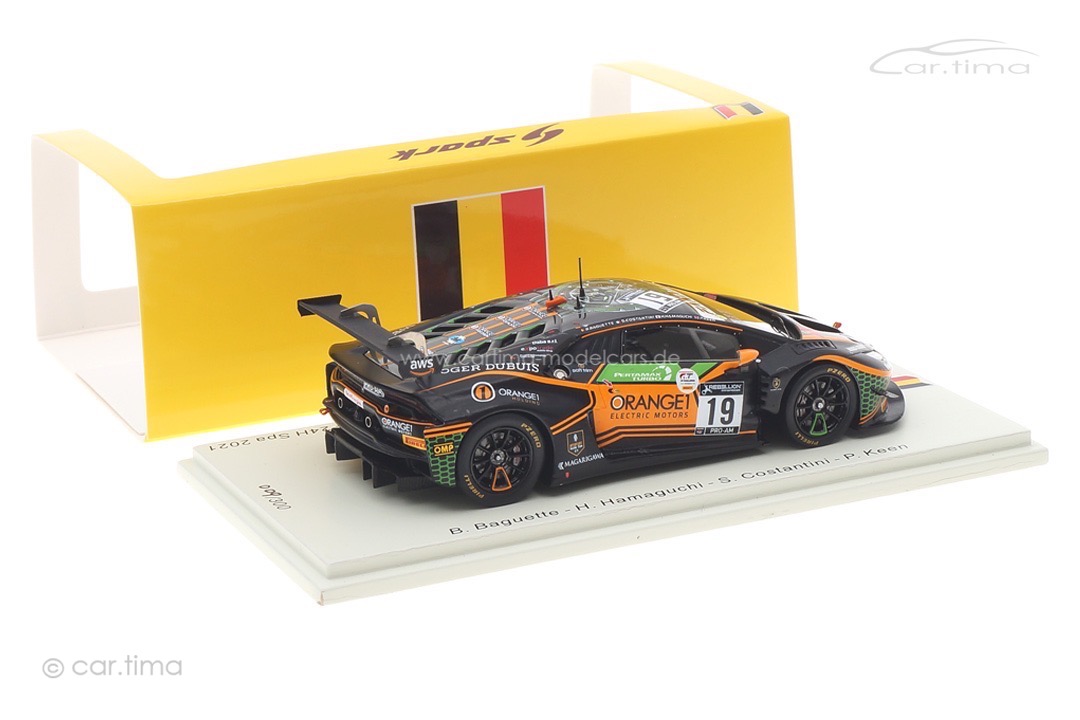Lamborghini Huracán GT3 Evo 24h Spa 2021 Baguette/Hamaguchi/Costantini/Keen Spark 1:43 SB472