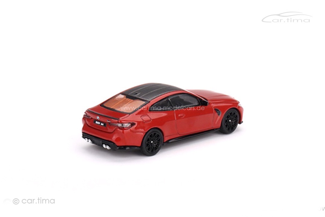 BMW M4 Competition (G82) Toronto Red metallic MINI GT 1:64 MGT00566-L