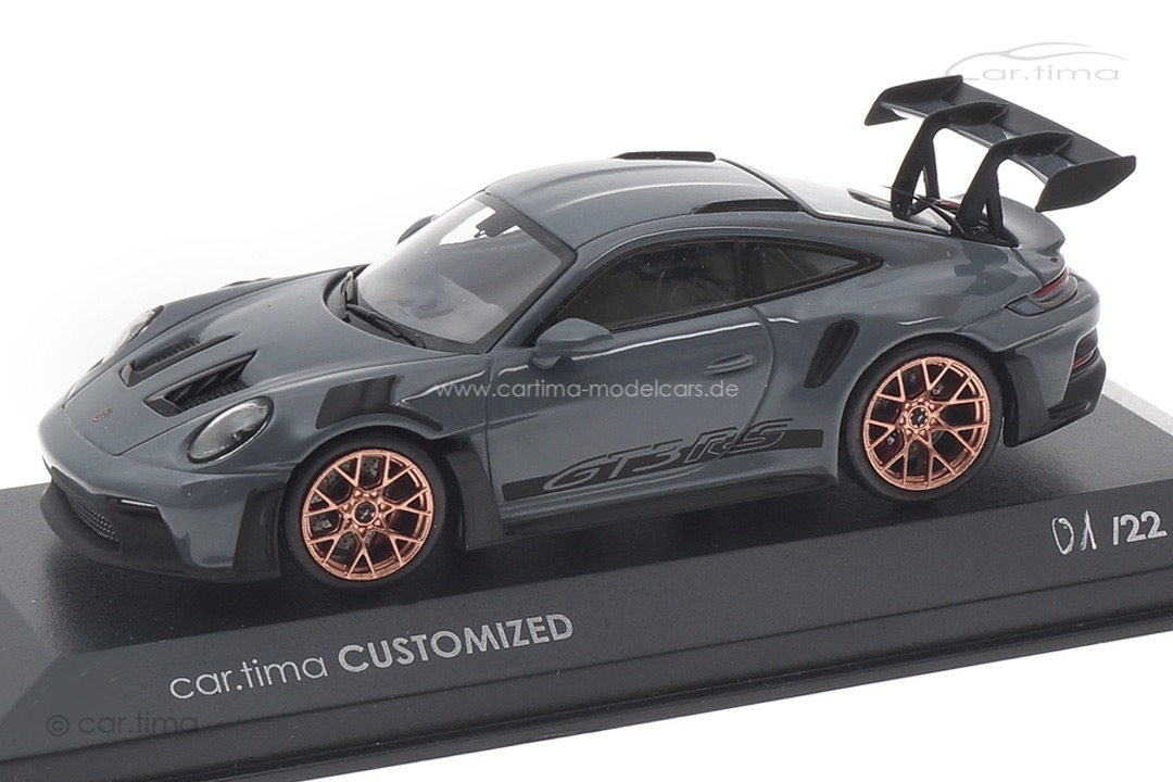 Porsche 911 (992) GT3 RS Arktikgrau/Rad Cuprum Minichamps car.tima CUSTOMIZED 1:43