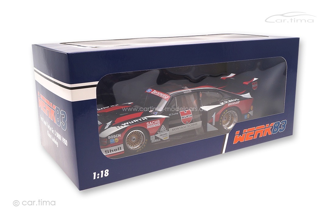 Ford Capri Turbo Gruppe 5 DRM 1980 Klaus Ludwig Werk83 1:18 W1804004