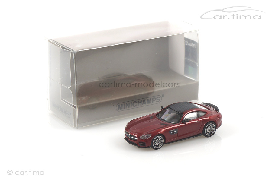 Brabus 600 auf Basis MB AMG GT S 2015 rot Minichamps 1:87 870037321