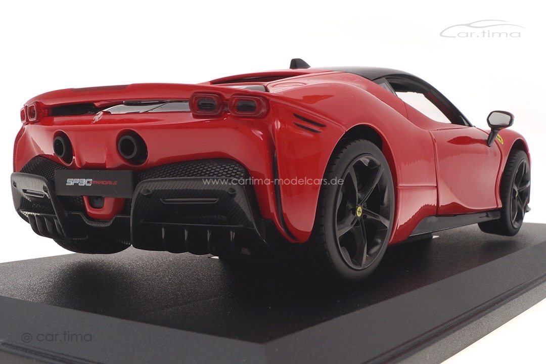 Ferrari SF90 Stradale Hybrid 1000hp 2019 rot Bburago 1:18 18-16015
