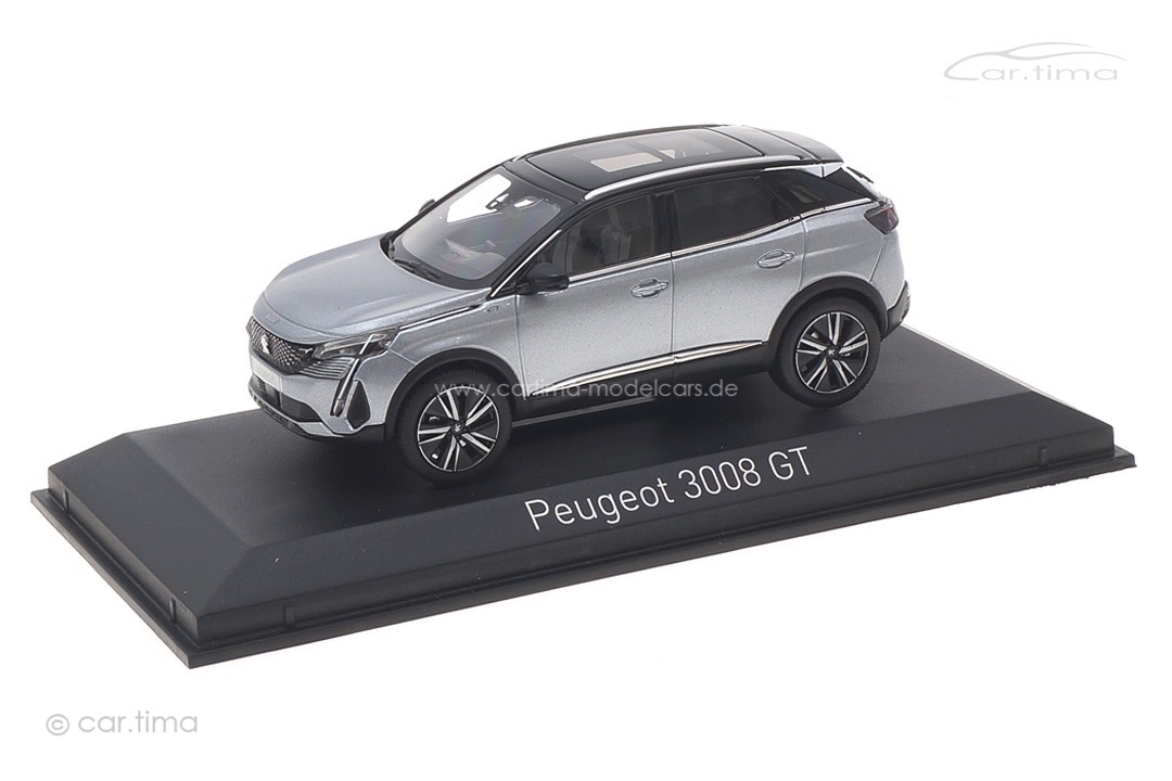 Peugeot 3008 GT 2021 Artense Grey Norev 1:43 473918