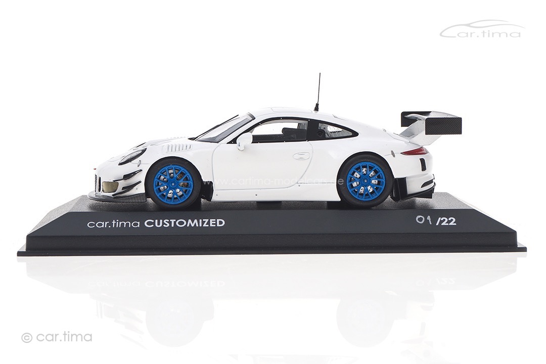 Porsche 911 (991) GT3 R/Rad blau/rot Minichamps car.tima CUSTOMIZED 1:43 CAC04321036