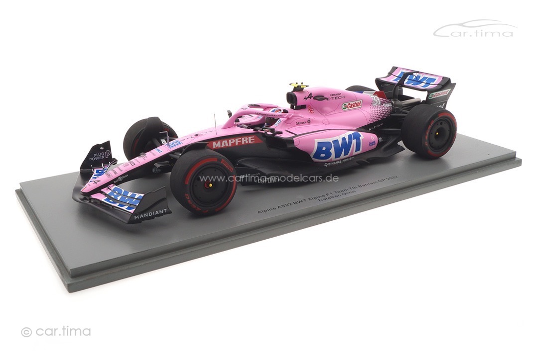 Alpine A522 GP Bahrain 2022 Esteban Ocon Spark 1:18 18S753