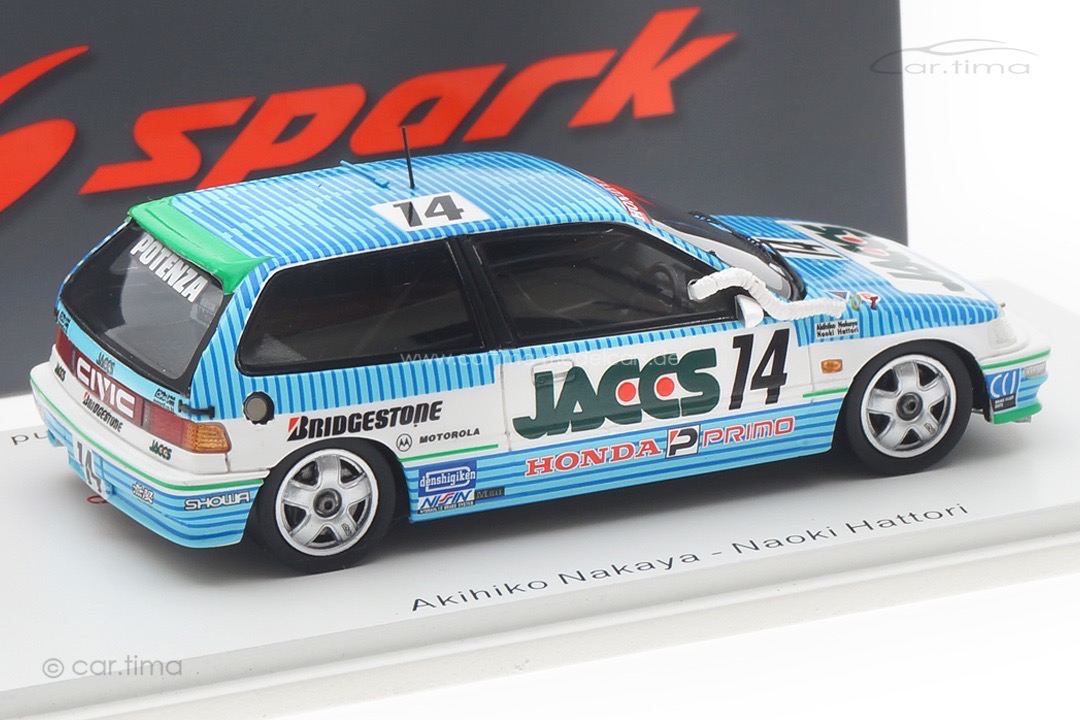 Honda Civic EF9 JTC 1991 Nakaya/Hattori Spark 1:43 S5463
