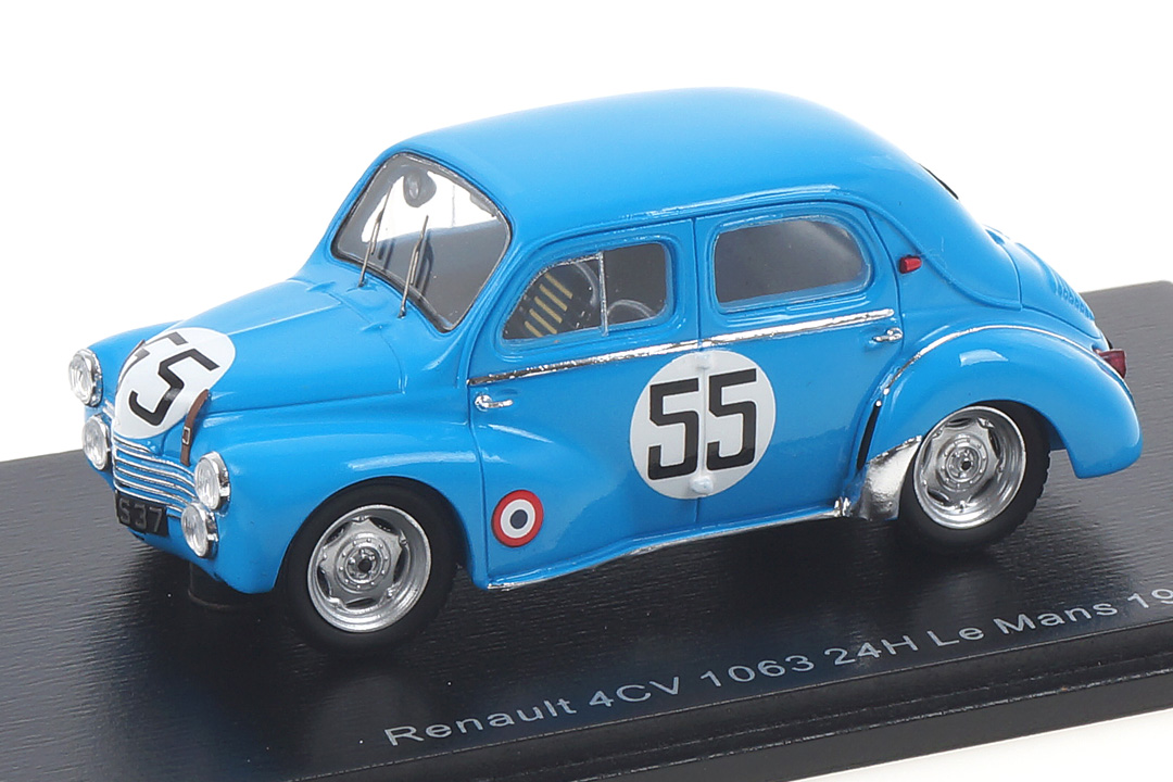 Renault 4CV 1063 24h Le Mans 1952 Lecat/Senfftleben Spark 1:43 S5226