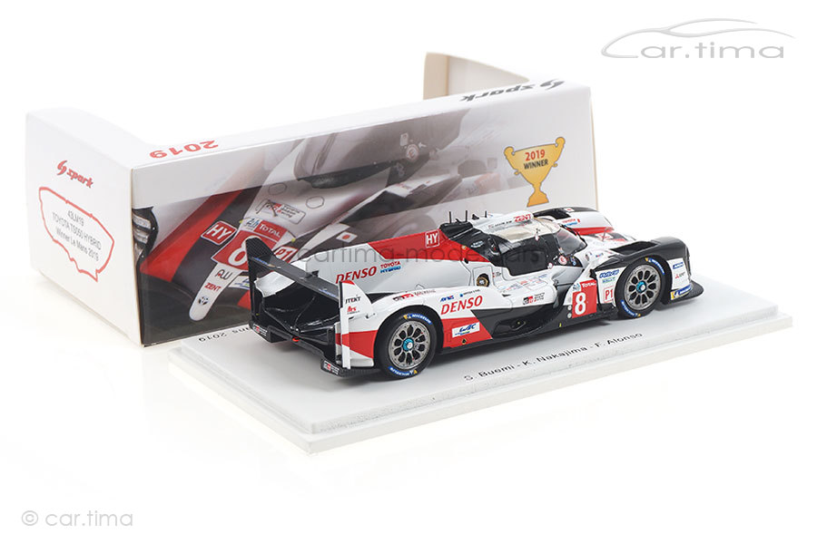 Toyota TS050 Hybrid Winner 24h Le Mans 2019 Alonso/Buemi/Nakajima Spark 1:43 43LM19