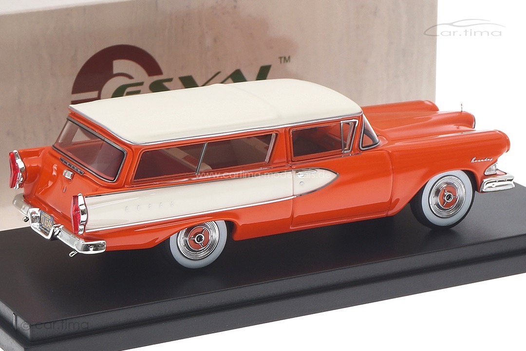 Edsel Roundup 2-türig Kombi rot/weiß 1958 Esval 1:43 EMUS43086B