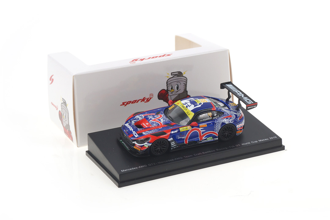 Mercedes-AMG GT3 Macau 2019 Alessio Picariello Spark 1:64 Y170