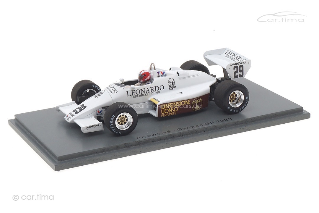 Arrows A6 GP Deutschland 1983 Marc Surer Spark 1:43 S5792